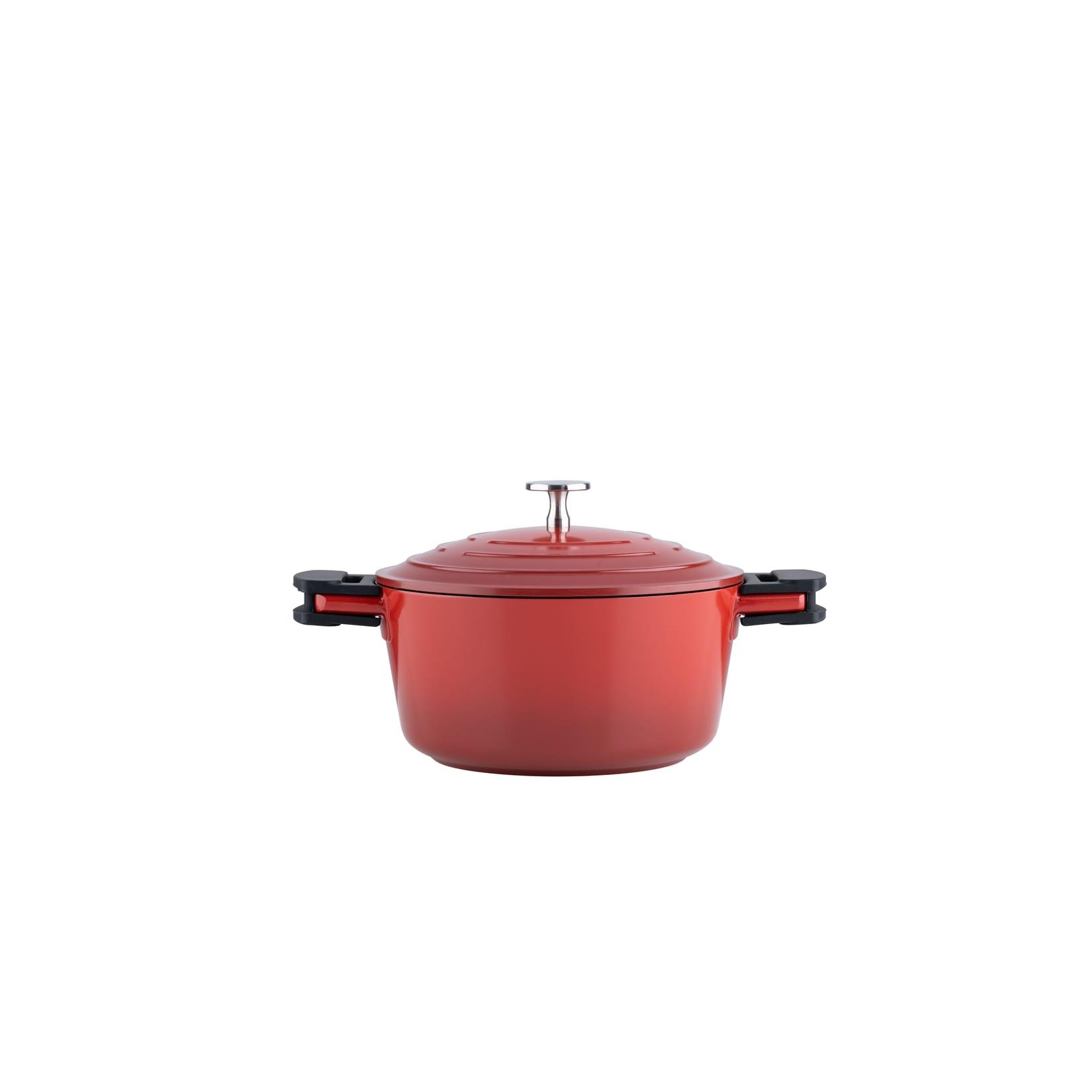 Kelomat Schmortopf mit Deckel Keramika Red