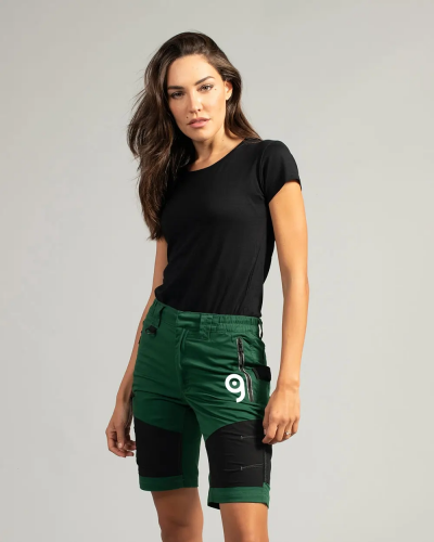 Libano Shorts Lady: Pantalone corto donna multitasche elasticizzato Personalizzate o neutre JRC