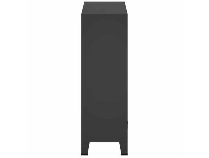 Maison Soldes Organisateur de garde-robe - Armoire de Chambre métal de style industriel 67x35x107cm noir Moderne926533