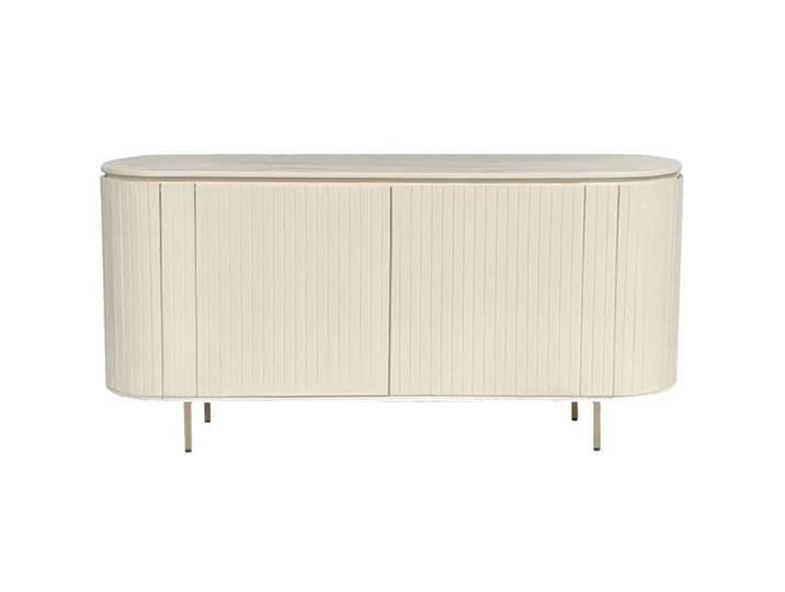 Buffet 170 cm en bois massif ivoire