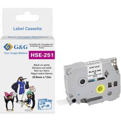G&G HSe-251 Schriftfarbe: Schwarz/Weiß 23.6 mm 1.5 m