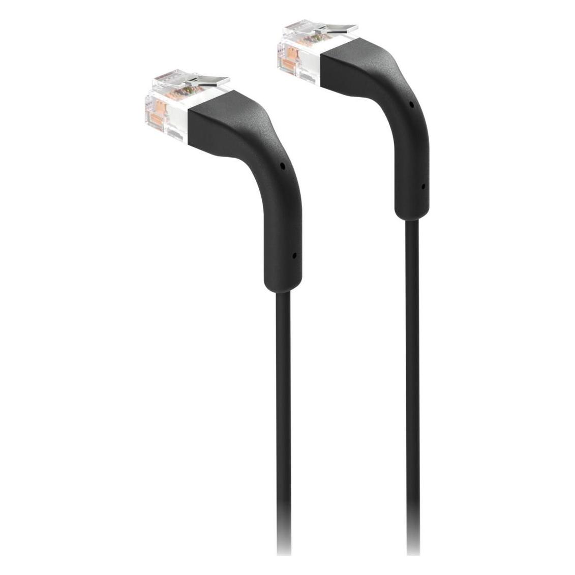 Ubiquiti Ultradünnes Patchkabel 2m schwarz mit 10GbE und PoE Unterstützung (440470)