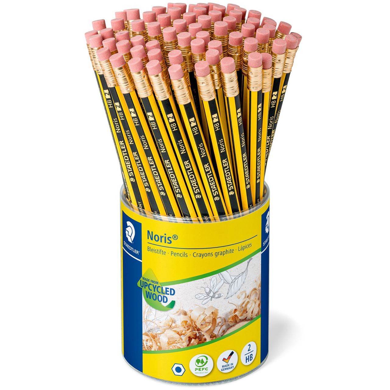 STAEDTLER Köcher Bleistift Noris Ti 72 Stück Sechskant