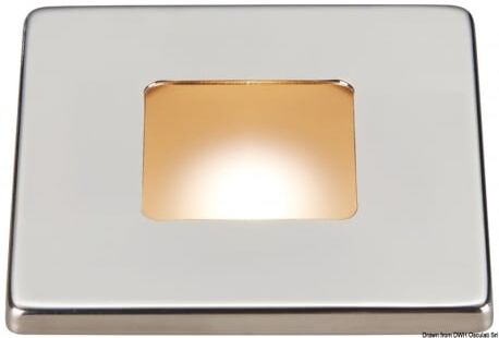 Osculati Plafoniera LED ad incasso ridotto Bos Luce Led bianca ad incasso Bos