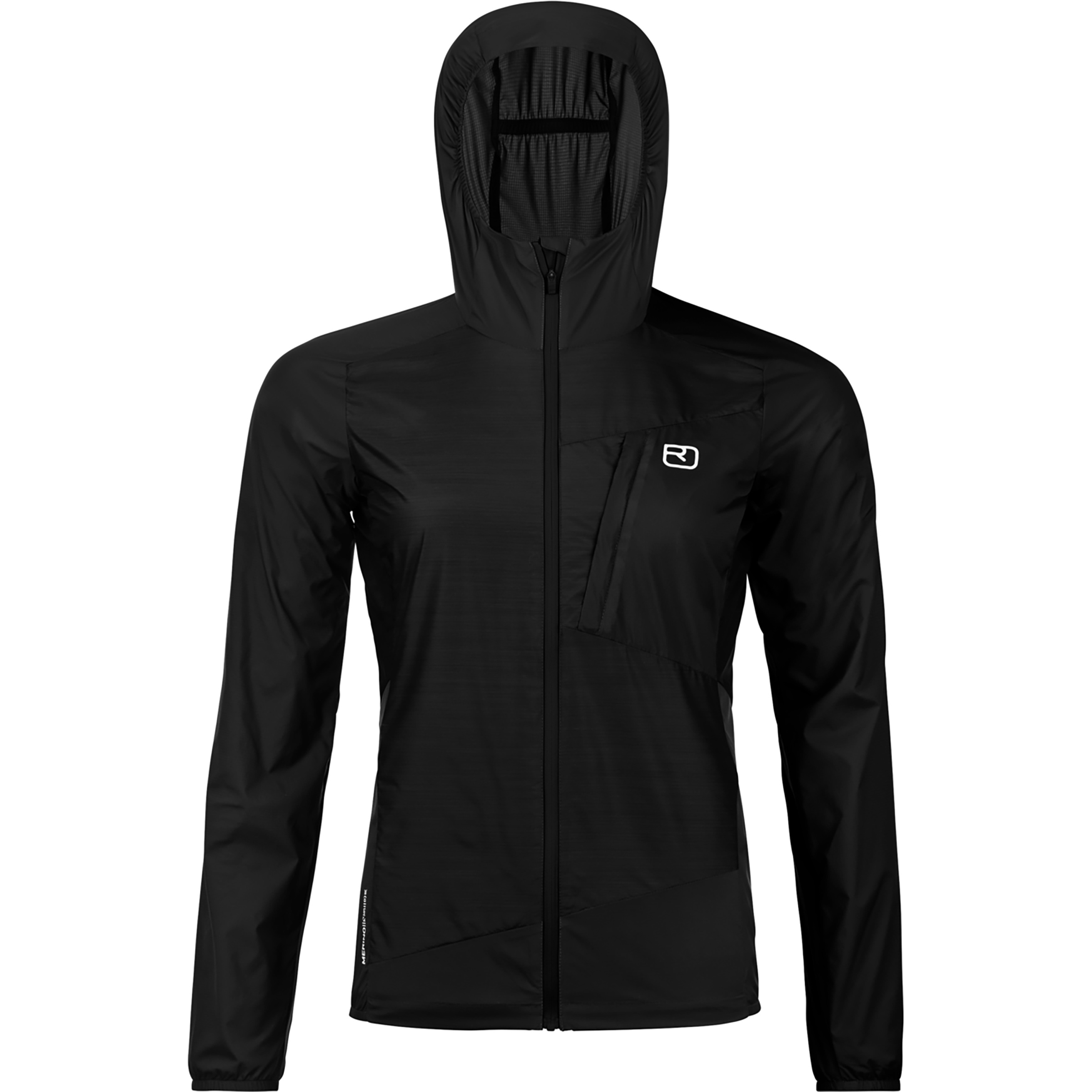 Ortovox Trace Windbreaker Damen Windbreaker schwarz Größe M Bergsteigen Merinowolle