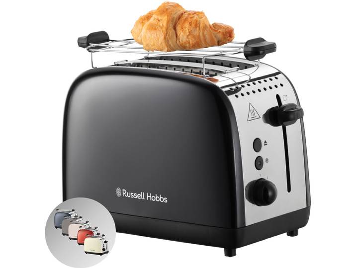 Russell Hobbs Colours Plus Broodrooster - Zwart - 26550-56