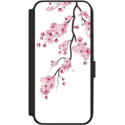 Nivocase Klapphülle für Samsung Galaxy A14 5G Handyhülle aus Kunst Leder NIVOflip schwarz Asien Japan (Samsung Galaxy A14 5G), Smartphone Hülle, Schwarz