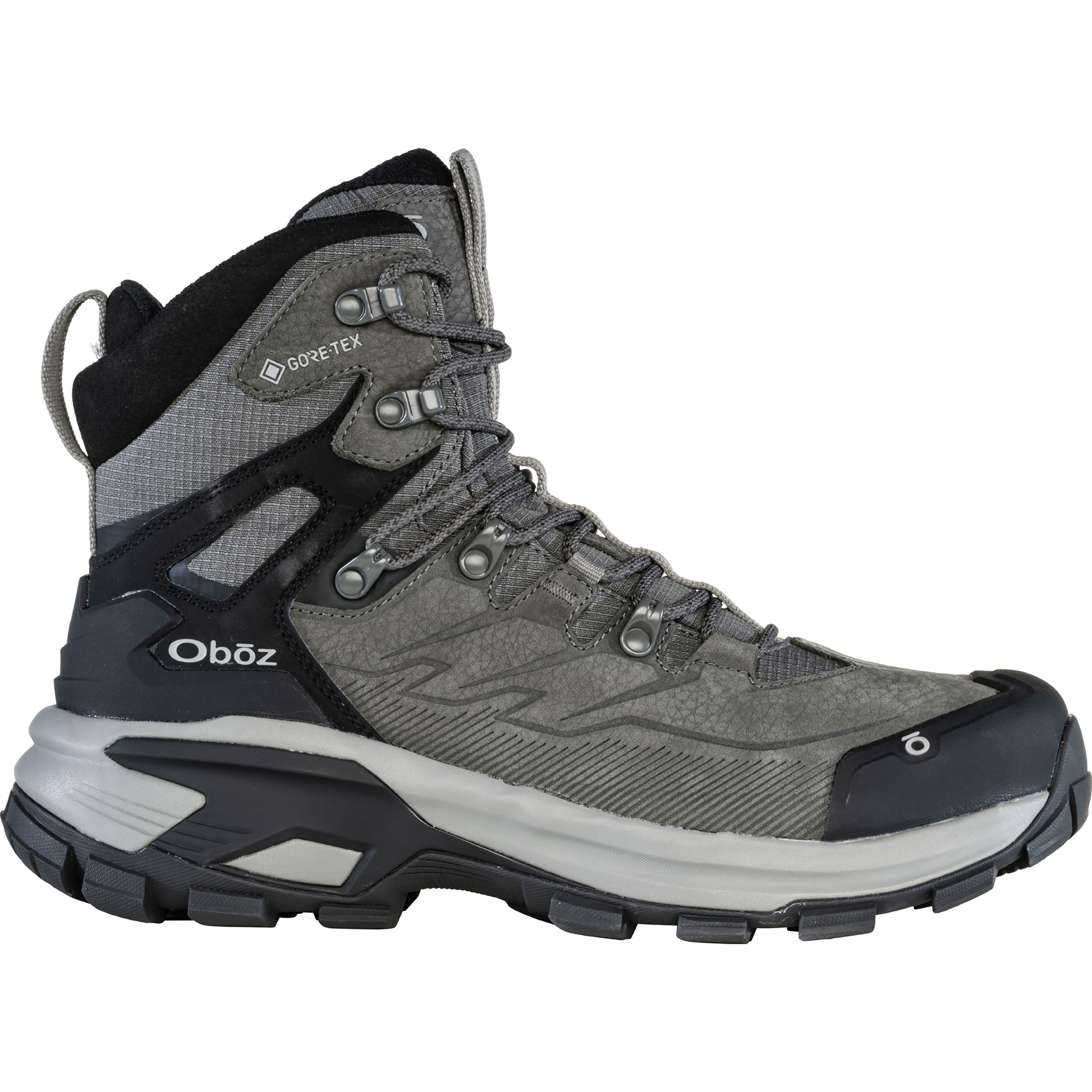 Oboz Bridger Ridge Mid GTX Herren Wanderschuhe grau Größe 47 Trekking Wasserdicht