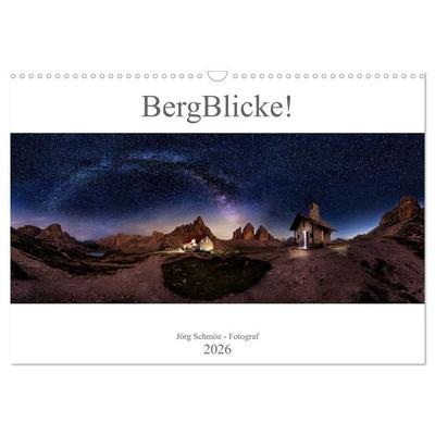 BergBlicke! (Wandkalender 2026 DIN A3 quer), CALVENDO Monatskalender