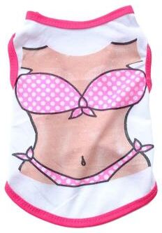 Uplifted Finds Summer 100% Cotton Breathable Print Pet Vest And Kitten Pajamas 7 xs