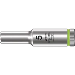 Wera 8790 HMA Deep Steckschlüsseleinsatz mit 1/4"-Antrieb Leuchtgrün - 05004501001 - Leuchtgrün