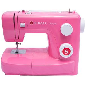 Singer Nähmaschine Simple 3223R, pink, für Anfänger, 23 Stichprogramme, Freiarm, mechanisch