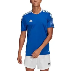 adidas Tiro 21 Trainingsoberteil kurzarm blau