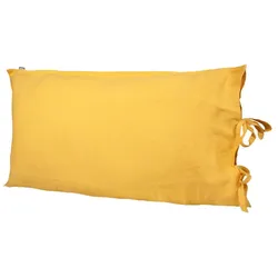 KISSENBEZUG reines Leinen zitronen-gelb 40/60 cm