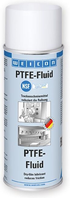 WEICON PTFE-Fluid, fettfreies Trockenschmiermittel für den Lebensmittelbereich NSF H2, 400 ml, weiß, milchig (11301400)