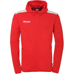 Kempa Emotion 27 Kapuzenjacke rot/weiß XL