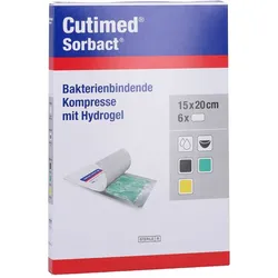 Cutimed Sorbact Gel Kompressen 15x20 cm BSN medical