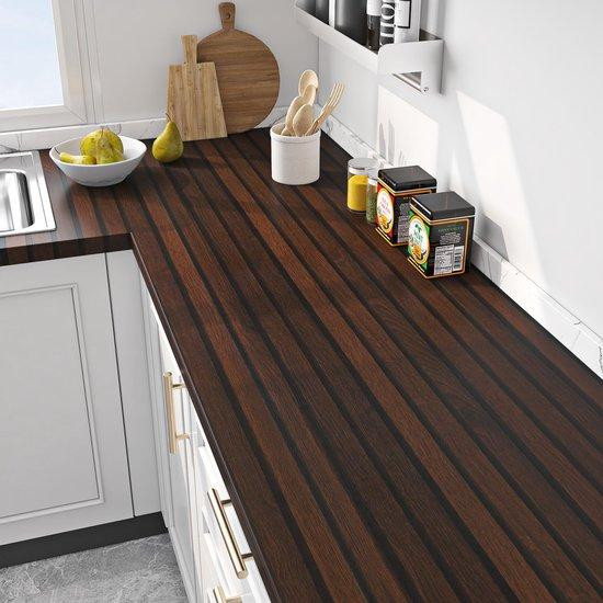 JMXZ Azomor Zelfklevende folie met houtmotief voor keuken en meubels, waterbestendig
