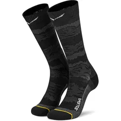 Salewa, Damen, Sportsocken, Ortles Am Knee Sock W (42 - 44), Schwarz