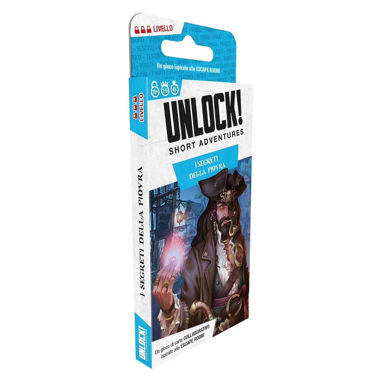 Asmodée Unlock! - The Secrets of the Octopus (Italienisch, 1 - 6 Spieler) (9530)
