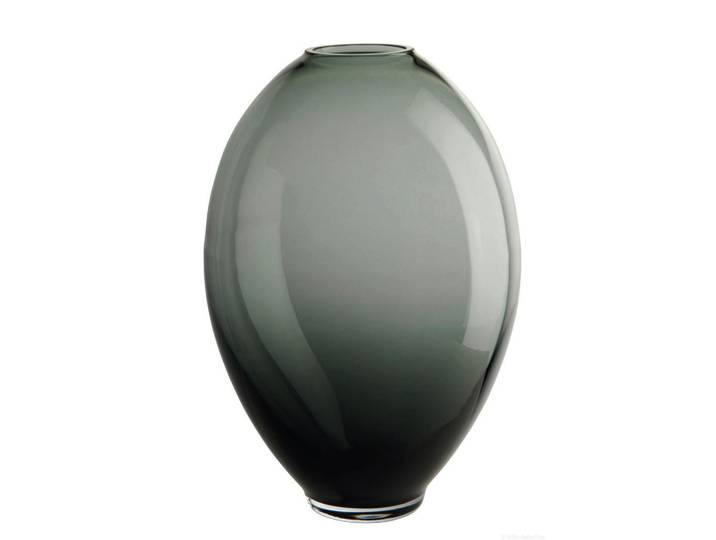 ASA Vase, Grau, Glas, 25 cm, Dekoration, Vase, Glasvasen
