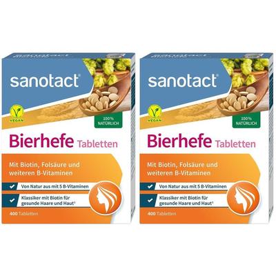 Sanotact Bierhefe Tabletten 2x 2x200 g