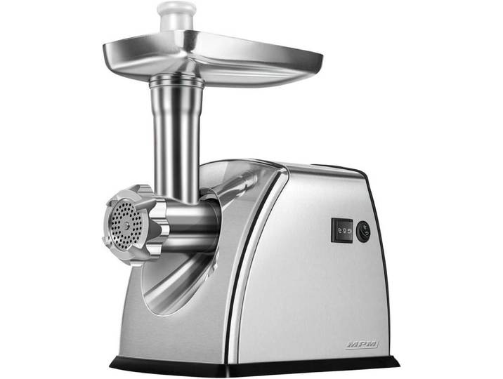 MPM Fleischwolf MMM-07M, 1800 W, Rücklauffunktion, Metallgetriebe, Schnellabschaltung und Saugnapffüße
