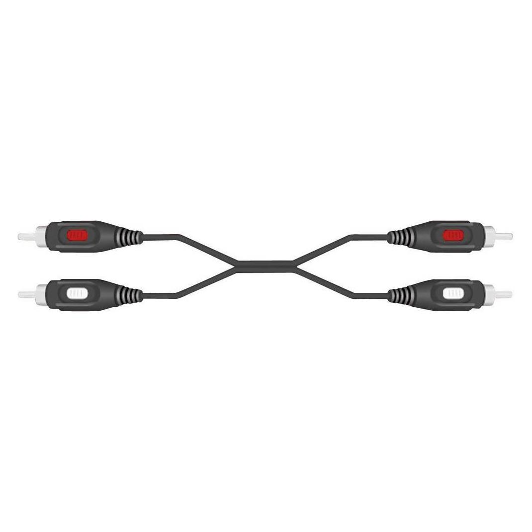 SpeaKa Professional Speaka Audiokabel 2x Cinch 0.5 m (0.50 m, Cinch Kabel) (SP-7869760)