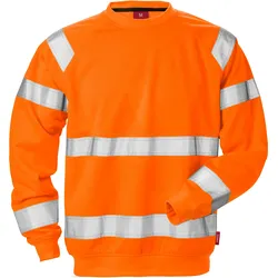 Warnschutz Sweatshirt "7446 SHV" UV-Schutz - S - Orange