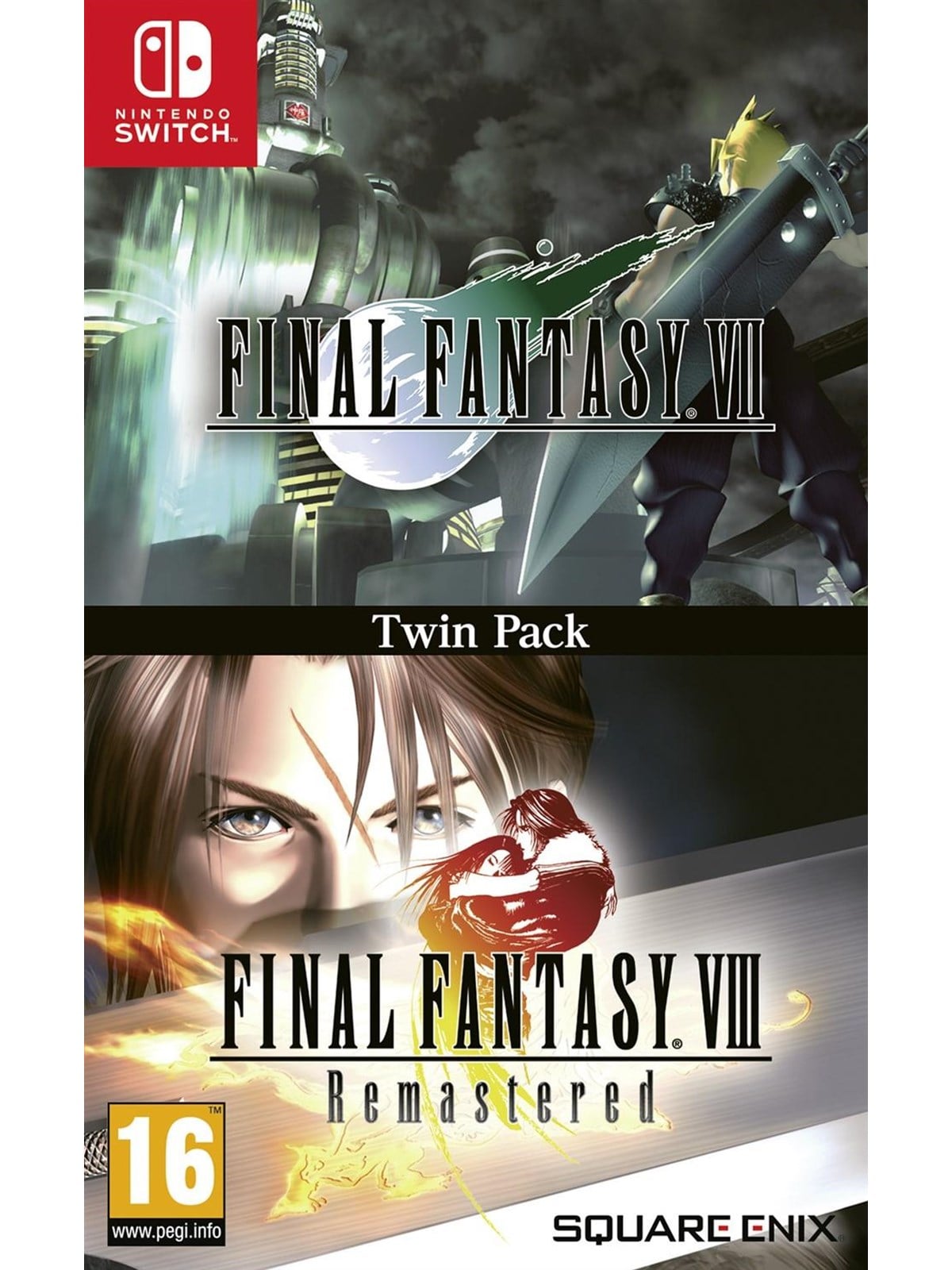 Final Fantasy VII & Final Fantasy VIII Remastered - Nintendo Switch - RPG - PEGI 16