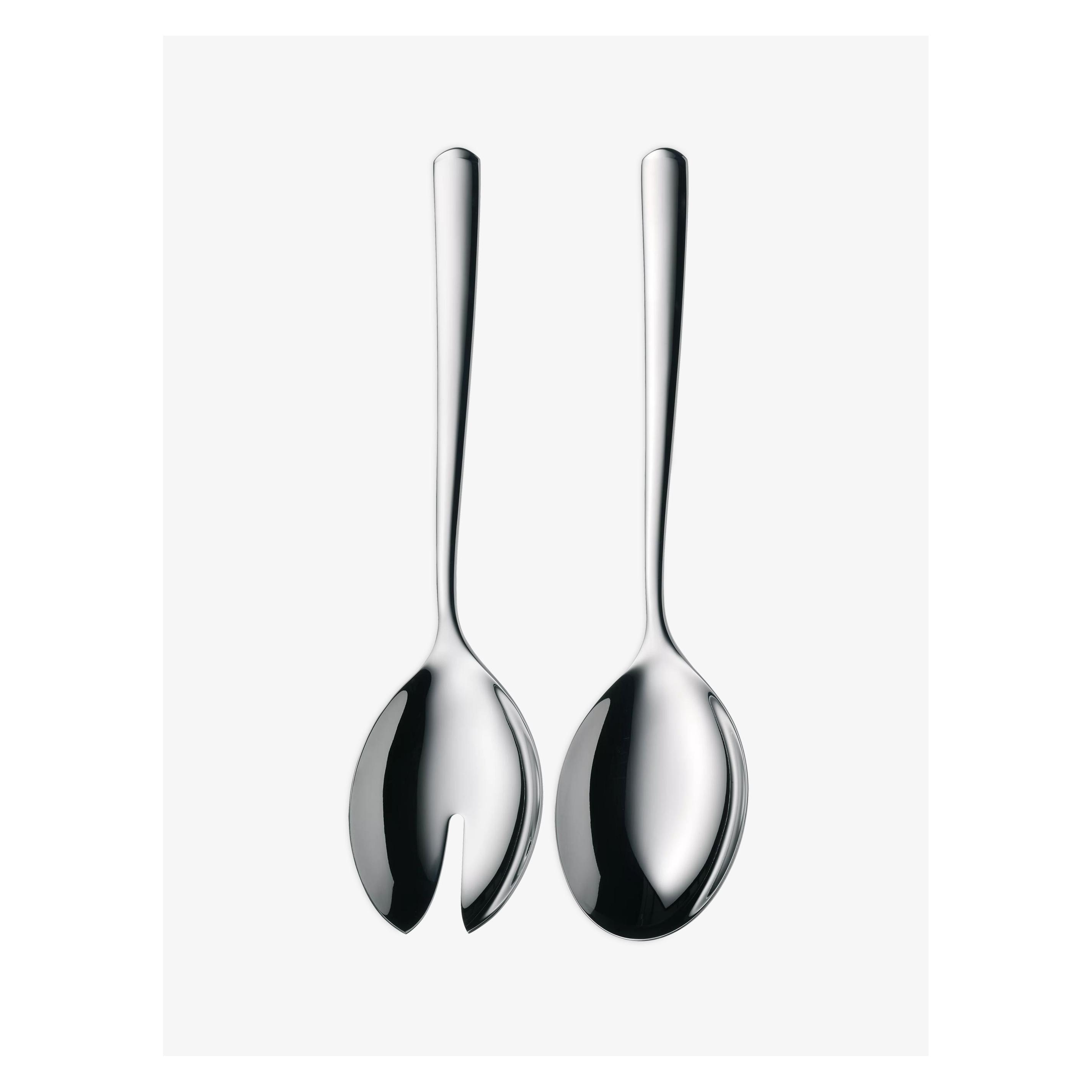 WMF Salatbesteck BOSTON Silberfarben (Salatbesteck) (11.2021.6040)