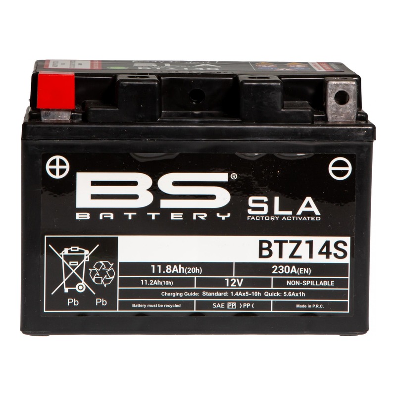 Batterie BS Battery BTZ14S 12V 11,8Ah SLA activée usine