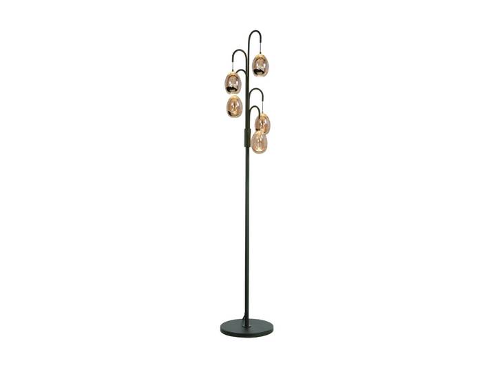 HighLight Stehlampe Golden Egg, dimmbar, creme / amber, für Wohn- / Esszimmer, Glas, Modern