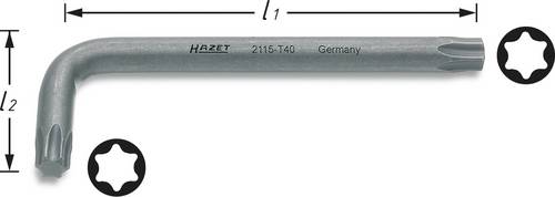Hazet Innen-TORX Winkelschraubendreher T 9