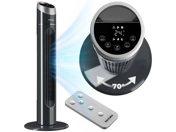 Turmventilator 90 cm - anthrazit