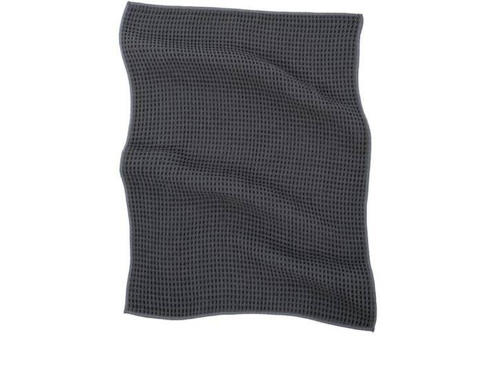Geschirrtuch Essentials grau Einfarbig Mikrofaser 60 x 40 cm - Geschirrtuch