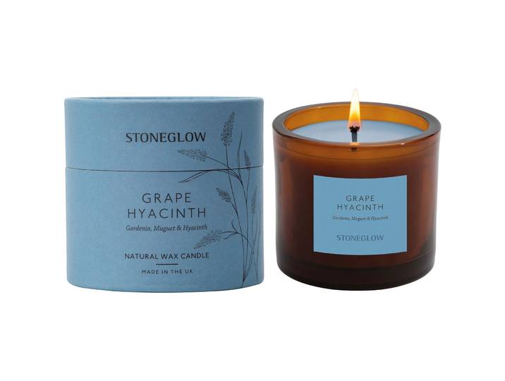 Stoneglow Duftkerze The Walled Garden braun H 8 cm 40 hr - Material: Glas/Wachs