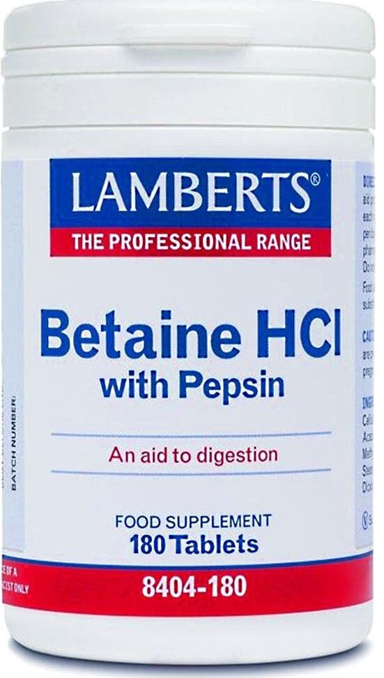 Lamberts Betaina HCL con Pepsina 180comp