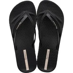 IPANEMA Damen Flip Flops BOSSA SOFT V FEM, Größe 38 in Schwarz Schwarz