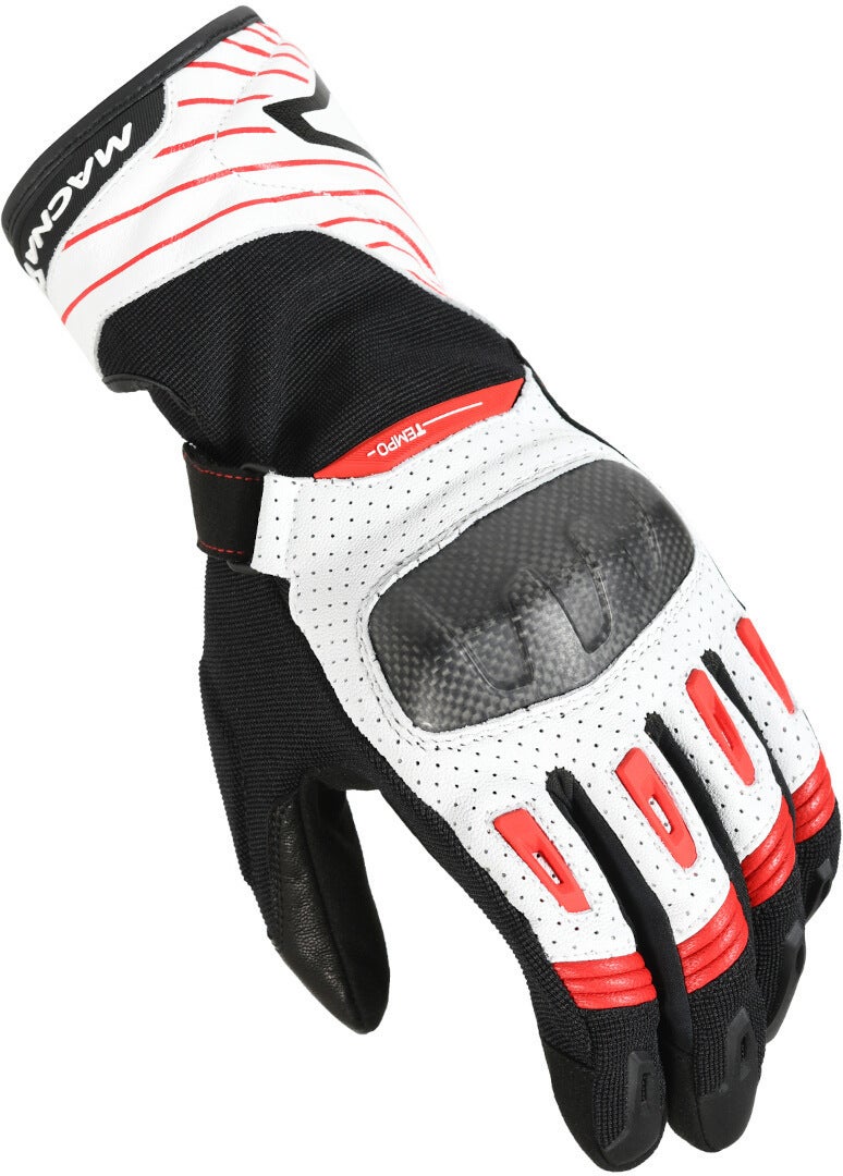 Macna Tempo perforierte Motorrad Handschuhe 190-6245-XXL-123