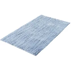 Kleine Wolke Badteppich Sway Blau 60x100 cm