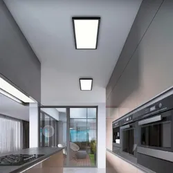 Helestra RACK LED-Deckenleuchte 22 W, 2900 K Warmweiß, 1730 lm, CRI >90, dimmbar, Mattschwarz, CASAMBI Smart
