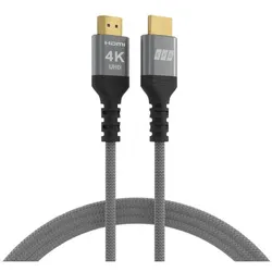 EFB Elektronik Anschlusskabel HDMI2.0 (10 m), Videokabel, Grau