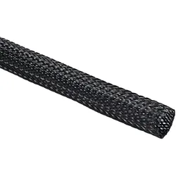 HellermannTyton Polyester Geflechtschlauch HEGPL06-PET-BK (400)