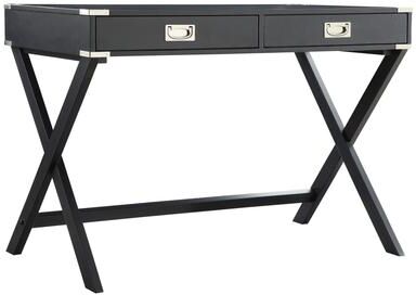 iNSPIRE Q Modern Kenton X Base Wood Accent Campaign Writing Desk