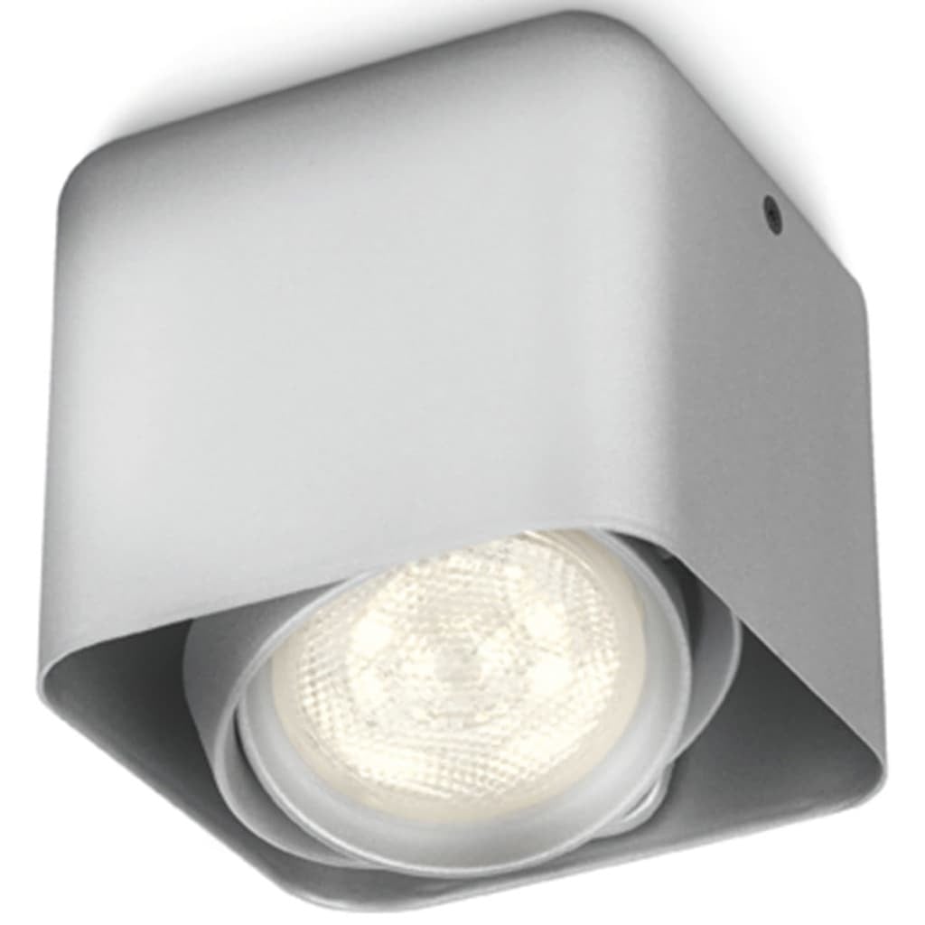Philips myLiving LED inbouwspot, warm wit 2700K, aluminium