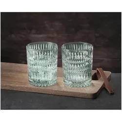 Nachtmann Becher Mint Ethno 2er Set, Trinkgläser, Grün