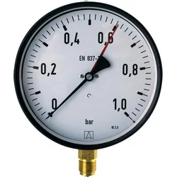Manometer 0-10 bar 160mmÝ G1/2