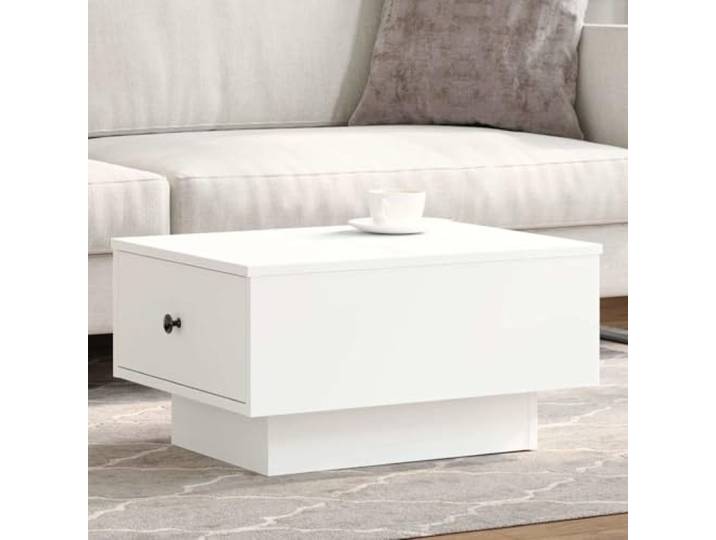 KGTKGTYER Couchtisch, Beistelltisch aus Holzwerkstoff & Metall, 60x45x31 Robustes Design, Reichlich Stauraum, Industrielle Optik, Einfache Reinigung