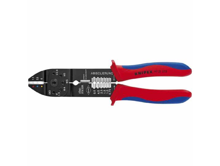 Pince à sertir universelle - 230 mm - Chromée gainée PVC - KNIPEX - 9721215SB